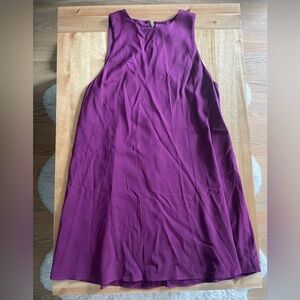 NWT Alice+Olivia Purple Dress Cutout Back Size L